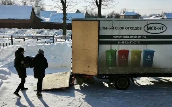 В Новомосковске прошел очередной масштабный вывоз вторичного сырья